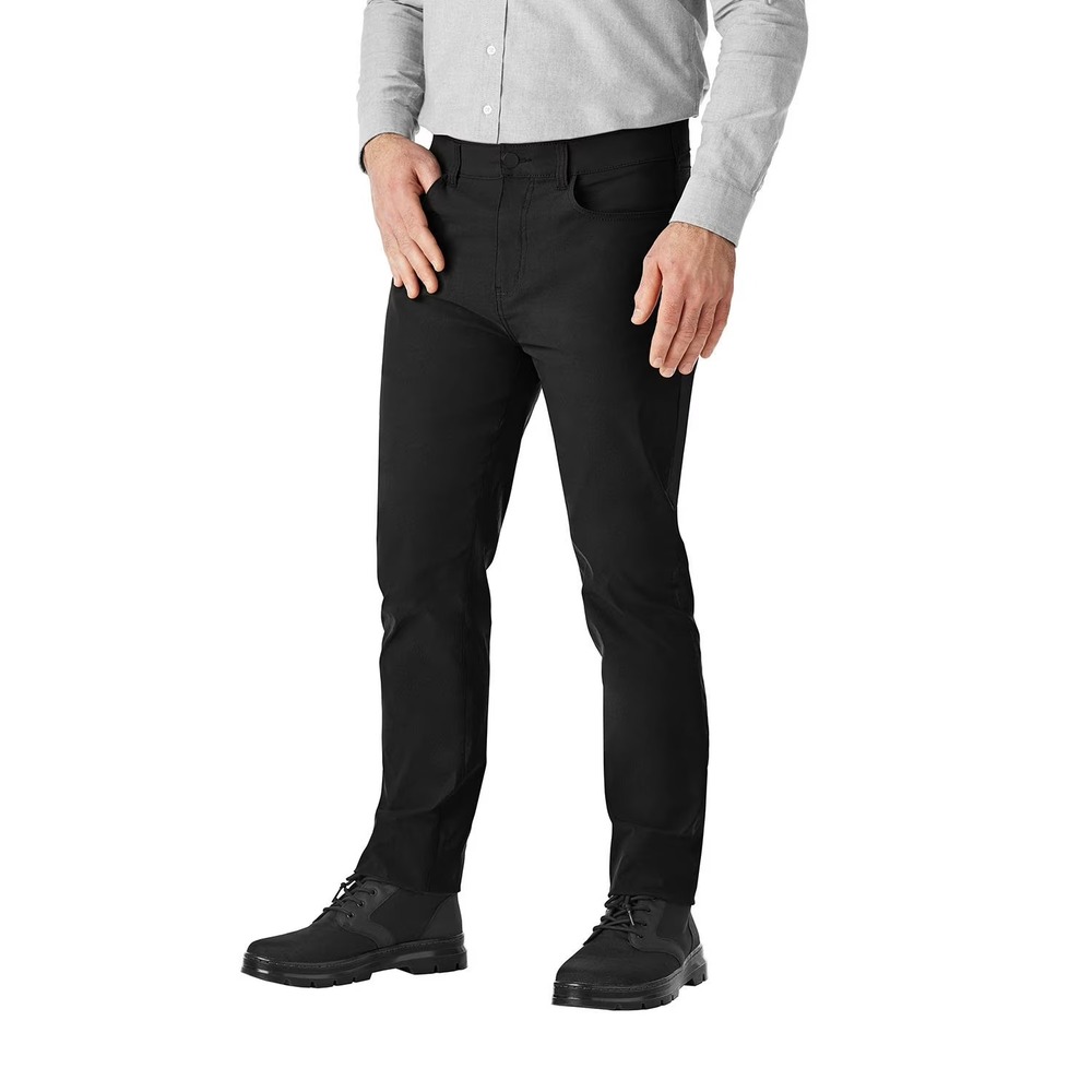 Member's Mark Denali Travel Performance Pant 36x32 Black Straight Fit Mens NWT
